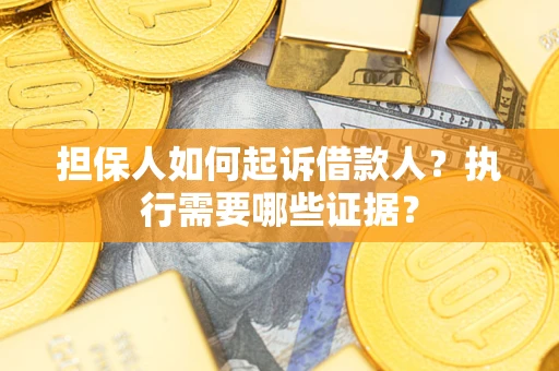 武汉担保人如何起诉借款人？执行需要哪些证据？