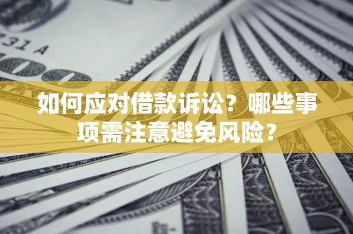 武汉如何应对借款诉讼？哪些事项需注意避免风险？