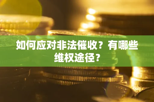 武汉如何应对非法催收？有哪些维权途径？