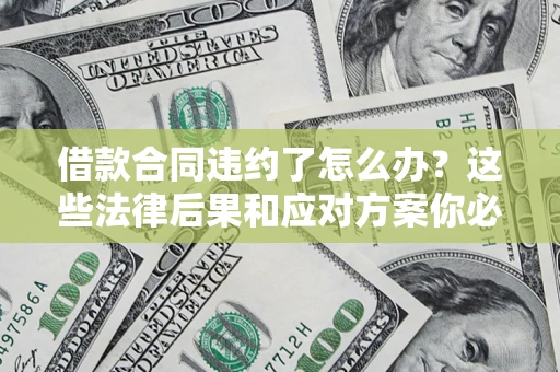 武汉借款合同违约了怎么办？这些法律后果和应对方案你必须知道