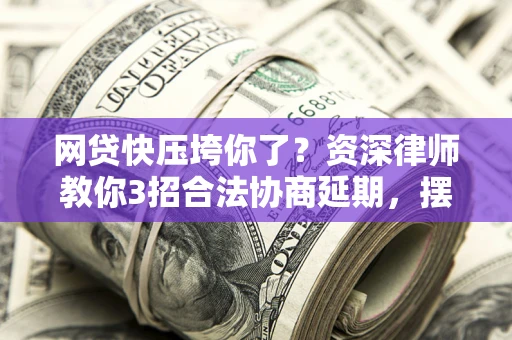 武汉网贷快压垮你了？资深律师教你3招合法协商延期，摆脱暴力催收！