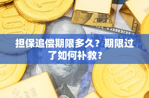 武汉担保追偿期限多久？期限过了如何补救？