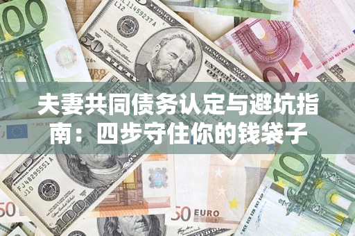 武汉夫妻共同债务认定与避坑指南：四步守住你的钱袋子