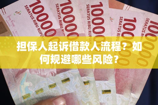 武汉担保人起诉借款人流程？如何规避哪些风险？