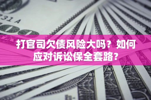 武汉打官司欠债风险大吗？如何应对诉讼保全套路？