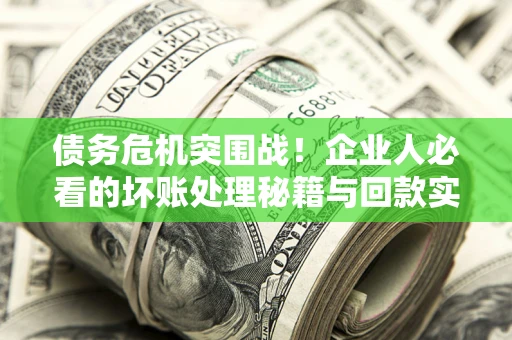武汉债务危机突围战！企业人必看的坏账处理秘籍与回款实战指南